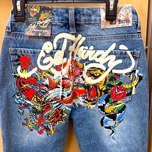 Ed Hardy Low Rise Jeans